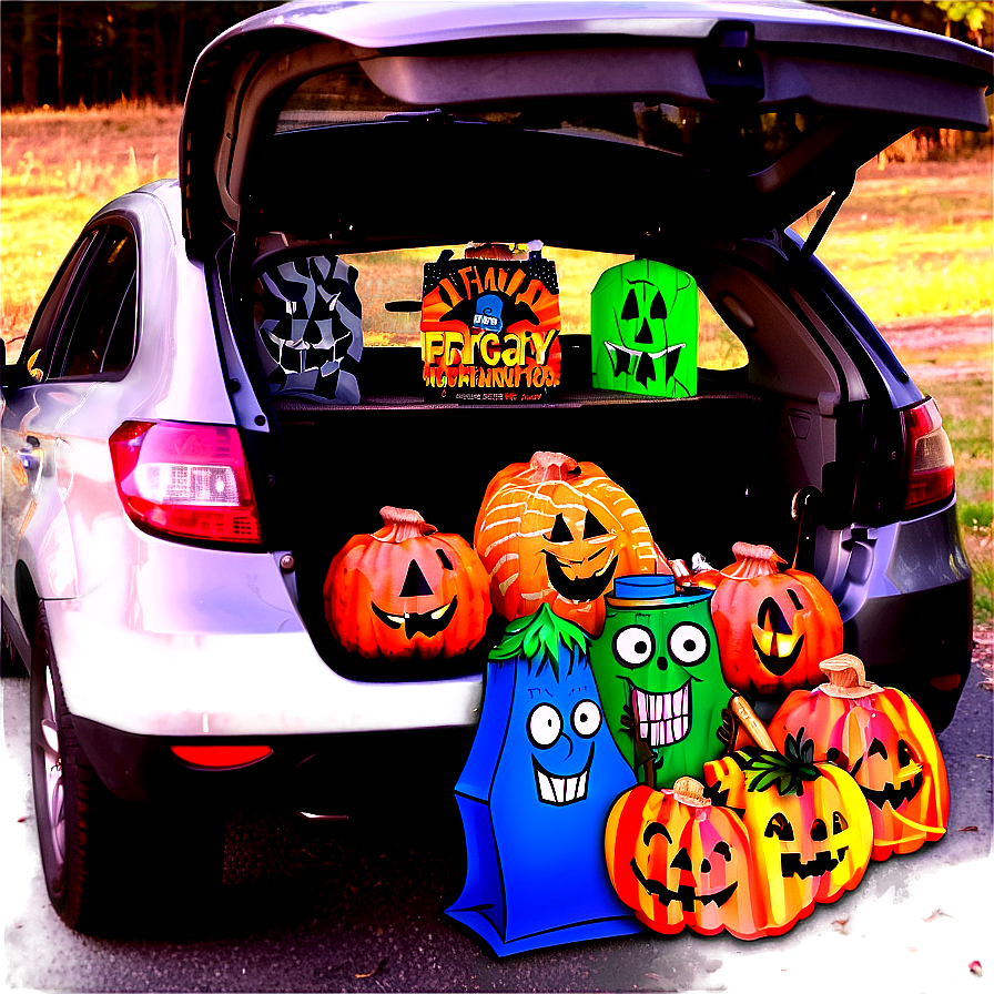 Creative Trunk Or Treat Png Oum6 PNG