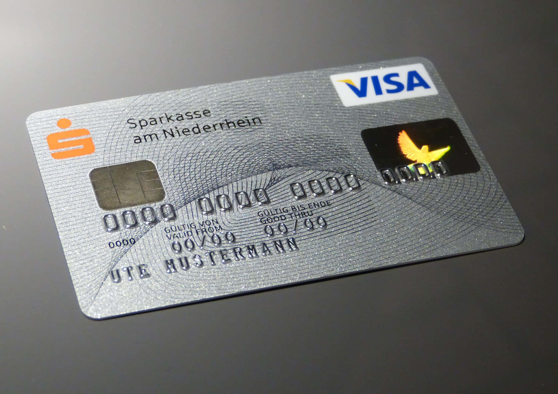 A Credit Card With A Logo On It