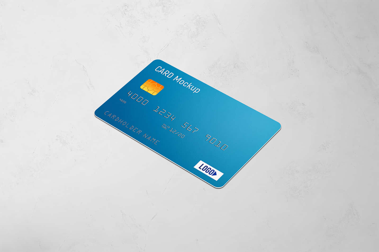 A golden credit card ready to be used.