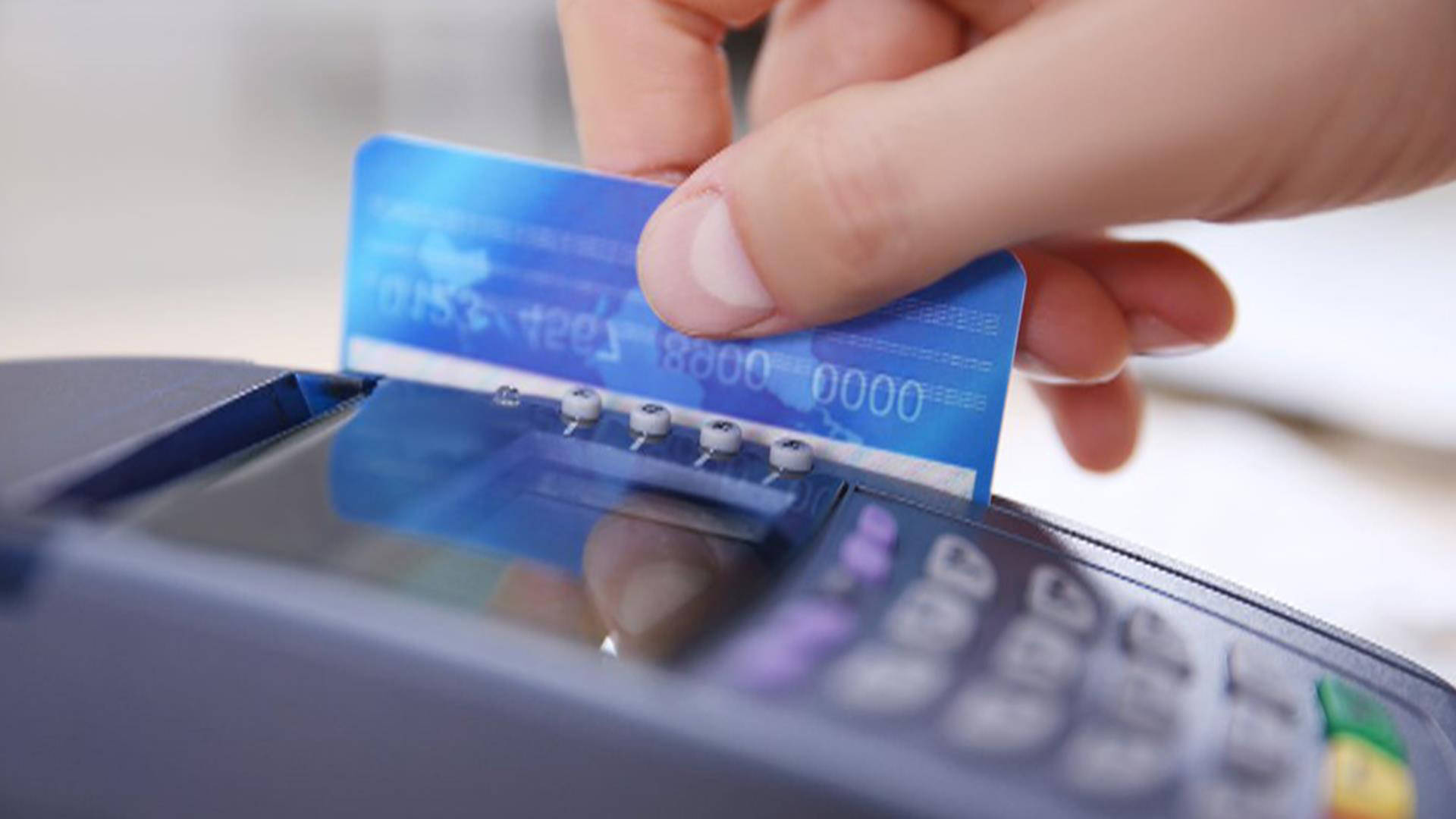 Credit Card Payment Terminal Wallpaper