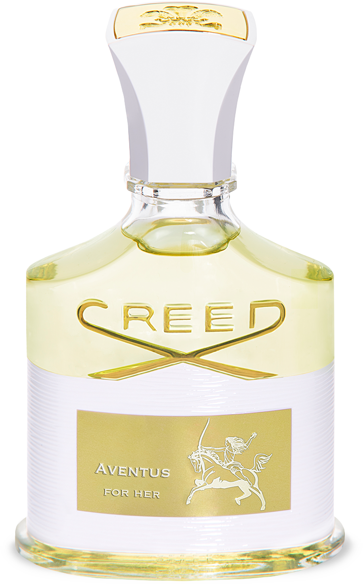 Creed Aventus For Her Perfume Bottle PNG