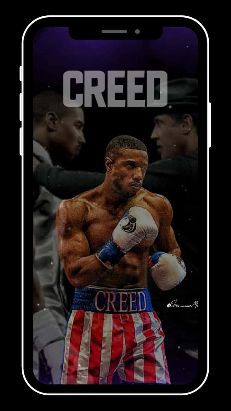 Creed Movie Boxing Character Mobile Wallpaper Wallpaper