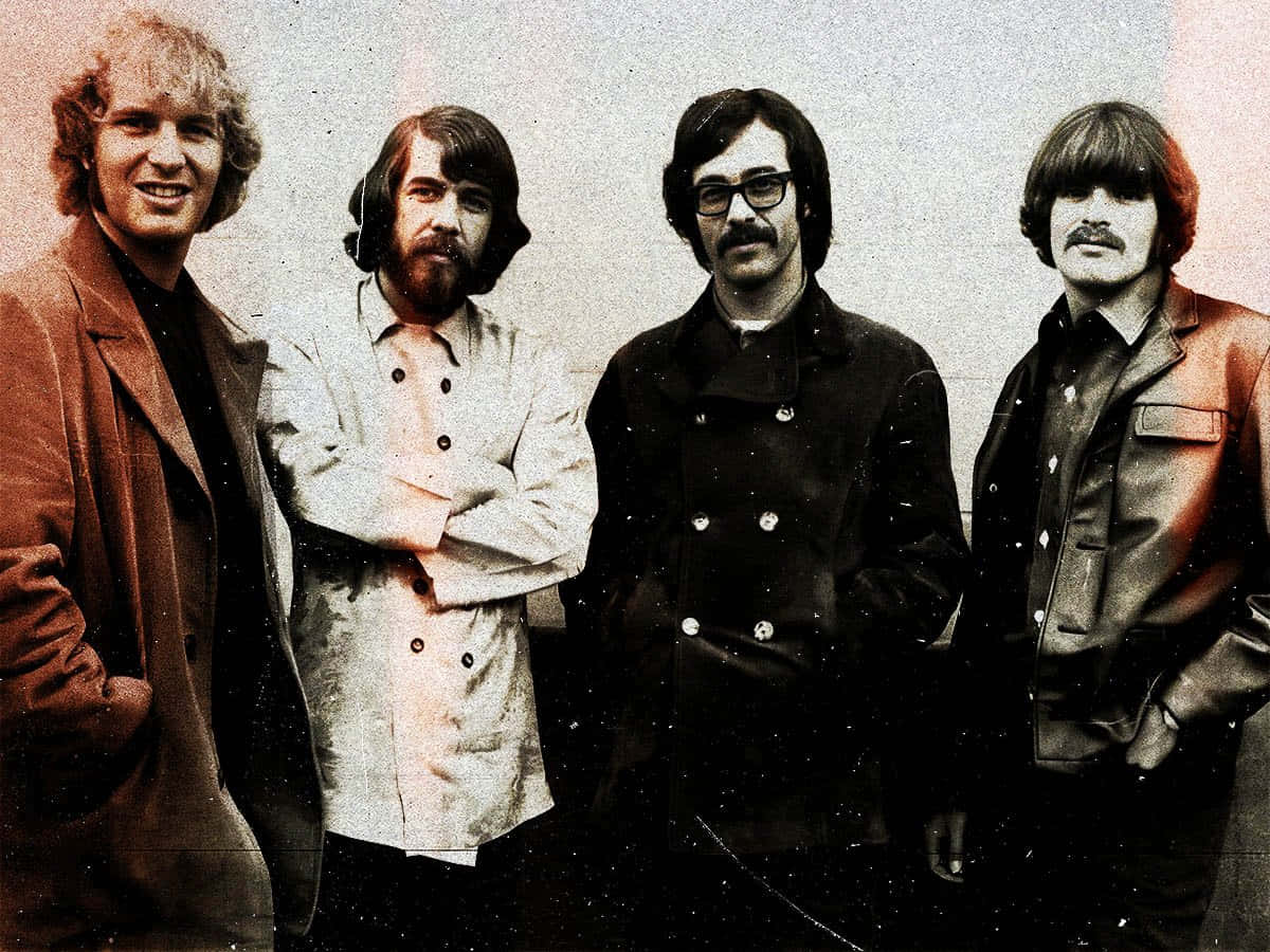 Creedence Clearwater Revival Band Portret Achtergrond