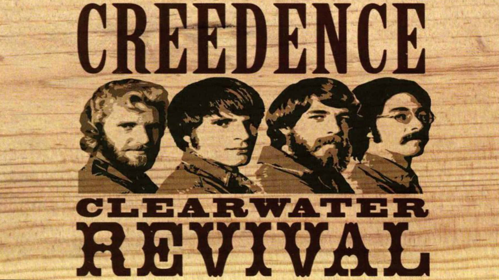 Creedence Clearwater Revival Band Portret Achtergrond