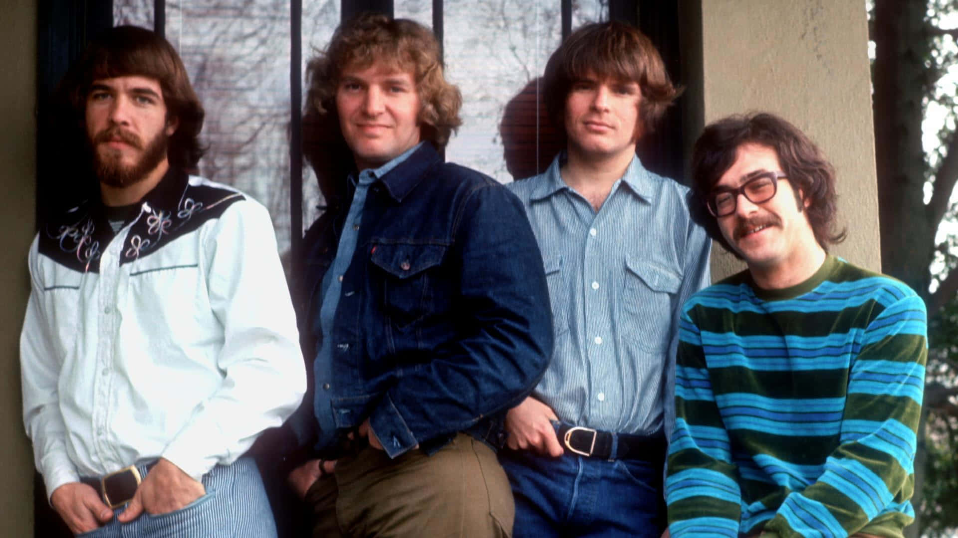 Creedence Clearwater Revival Groepsportret Achtergrond