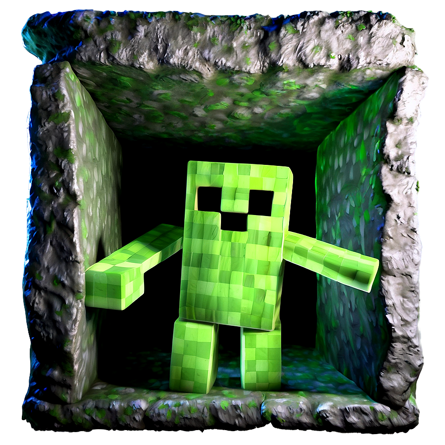 Creeper In Cave Png Ucq PNG