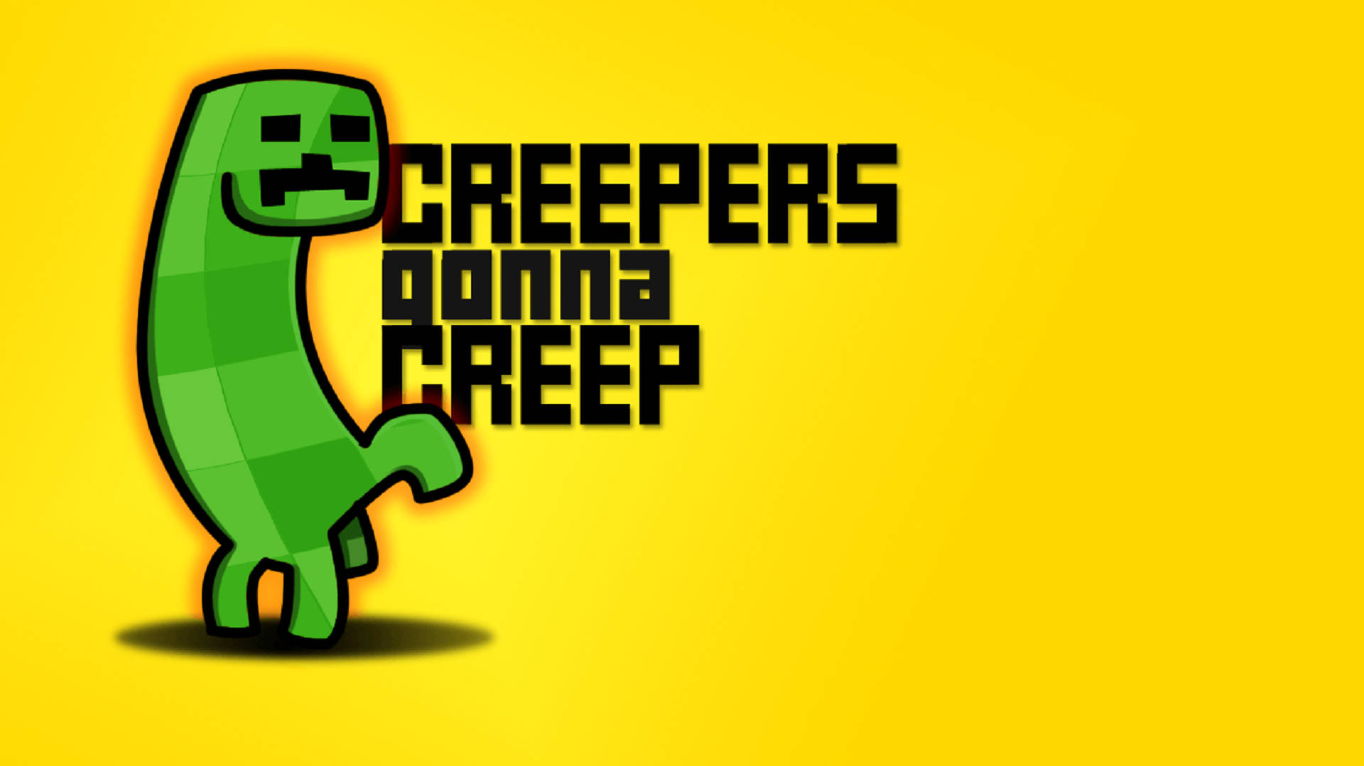 Creeper Minecraft Meme Sfondo