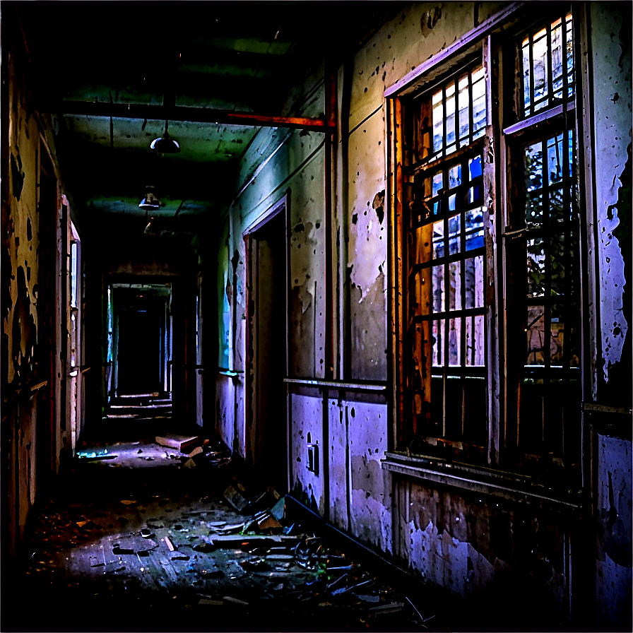 Download Creepy Abandoned Asylum Png 06202024 | Wallpapers.com