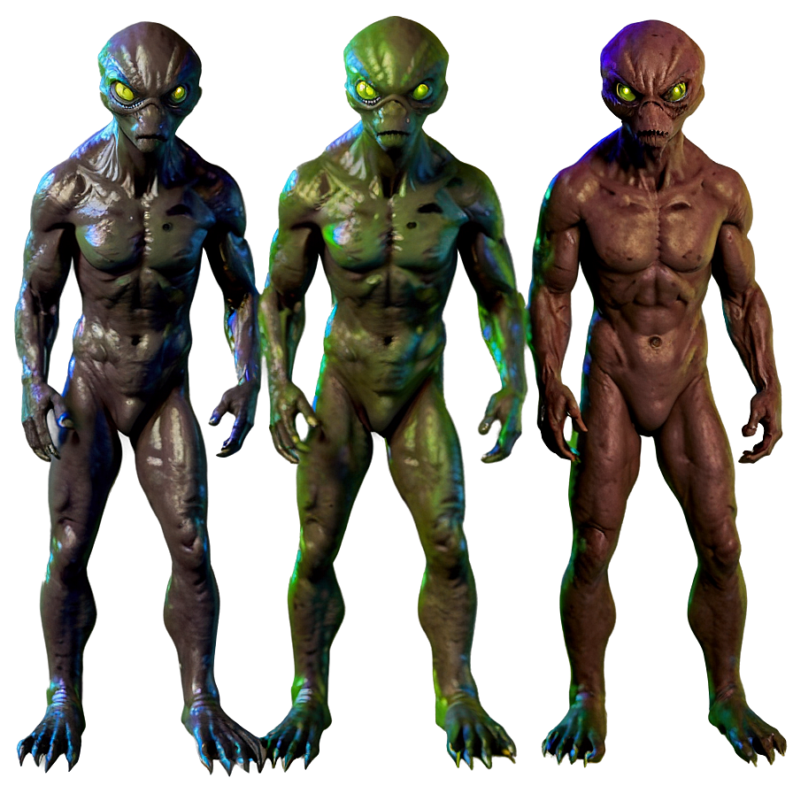 Creepy Alien Monster Png Nps PNG