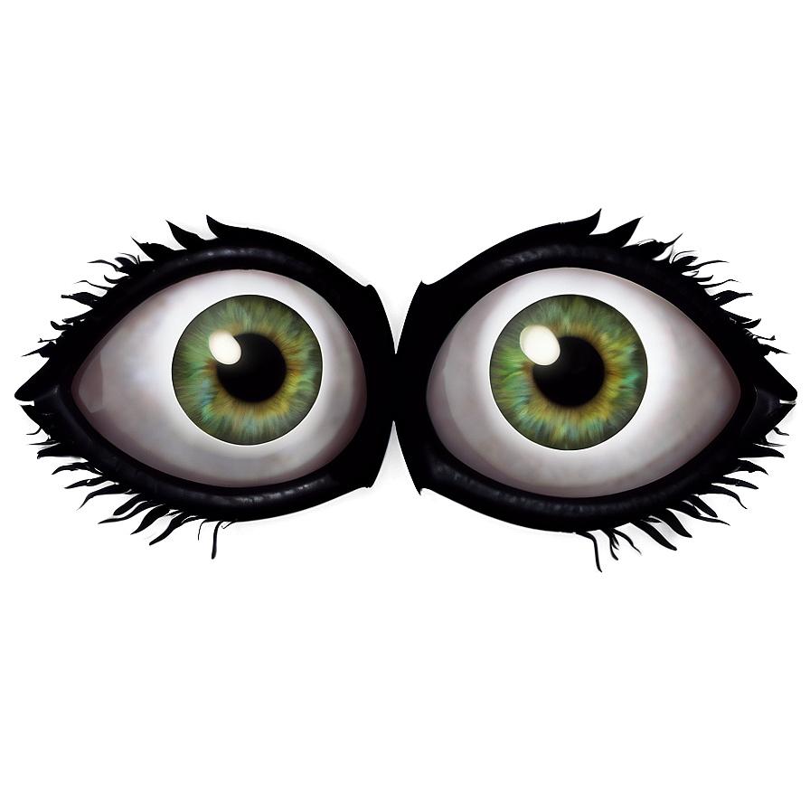 Creepy Animated Eyes Png 05252024 PNG