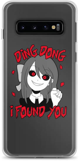 Creepy Anime Character Phone Case PNG