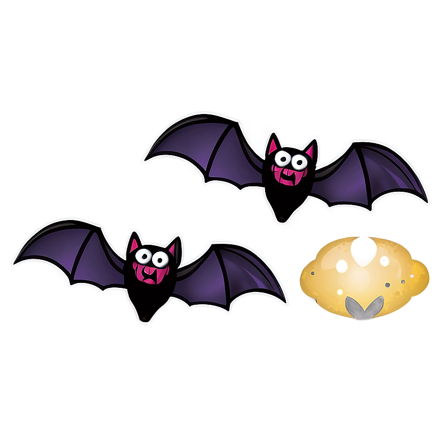 Creepy Bats Clipart Png 05232024 PNG