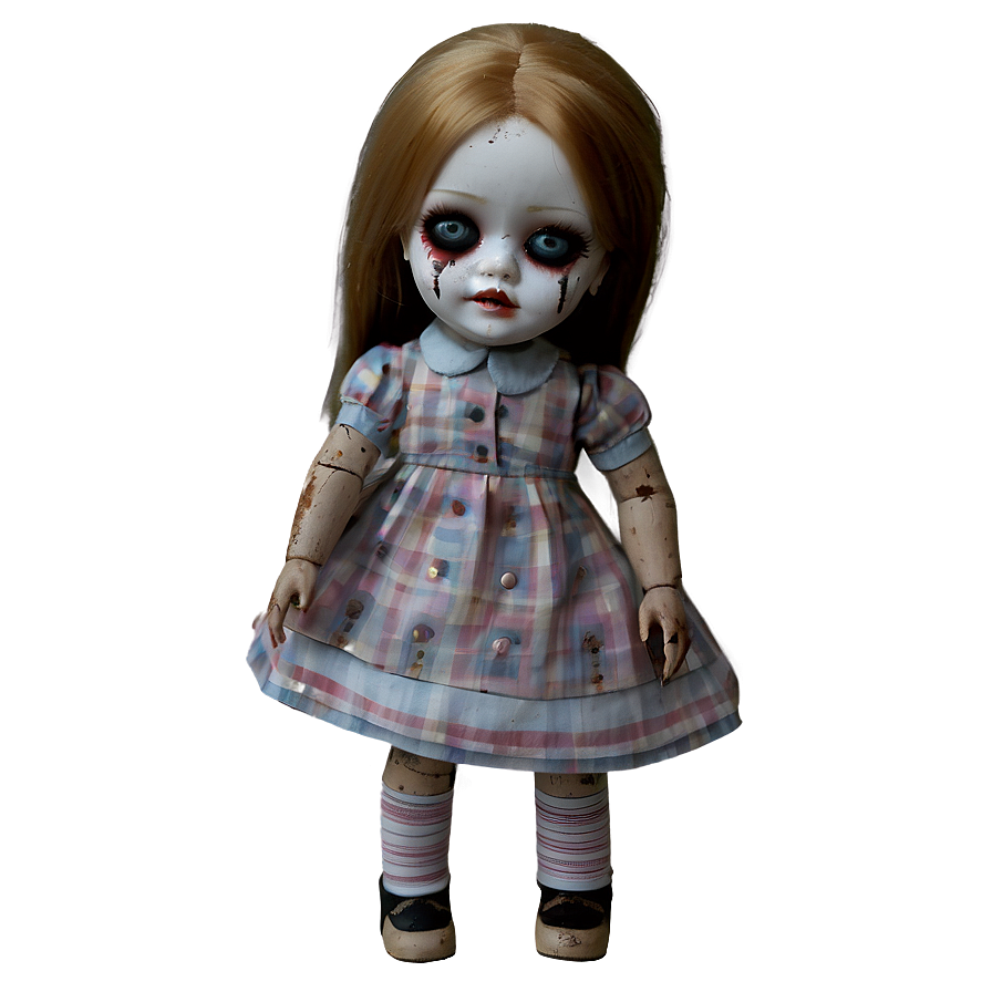 Creepy Broken Doll Png 06202024 PNG