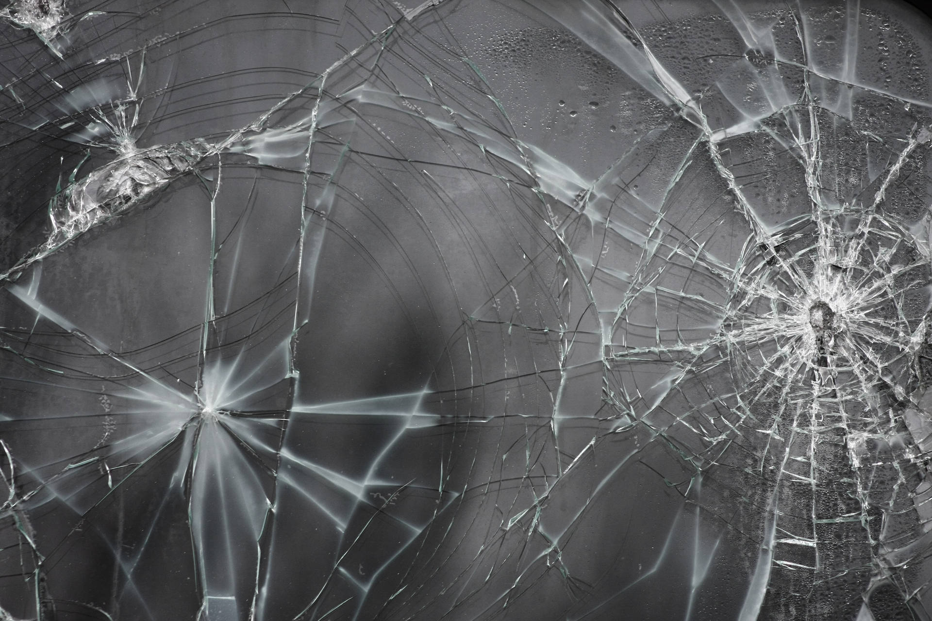 Download Creepy Broken Glass Wallpaper