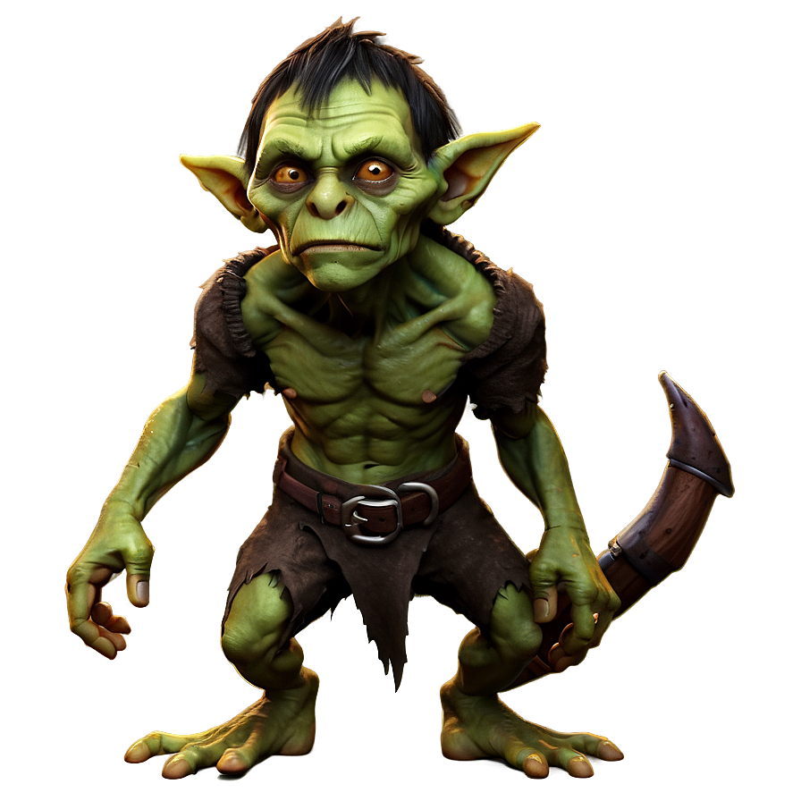 Download Creepy Cave Goblin Png Rwd | Wallpapers.com