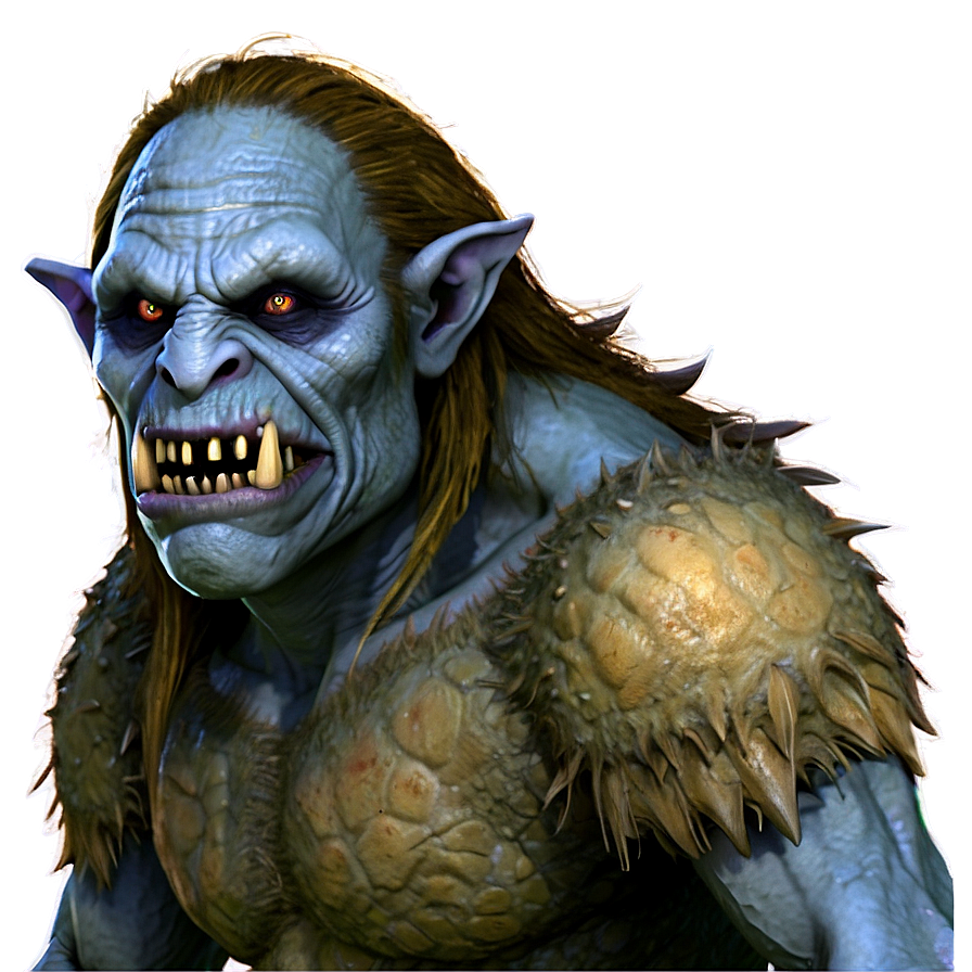Creepy Cave Troll Png Fco PNG