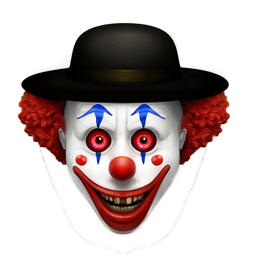 Download Creepy Clown Emoji Png Ajk5 | Wallpapers.com