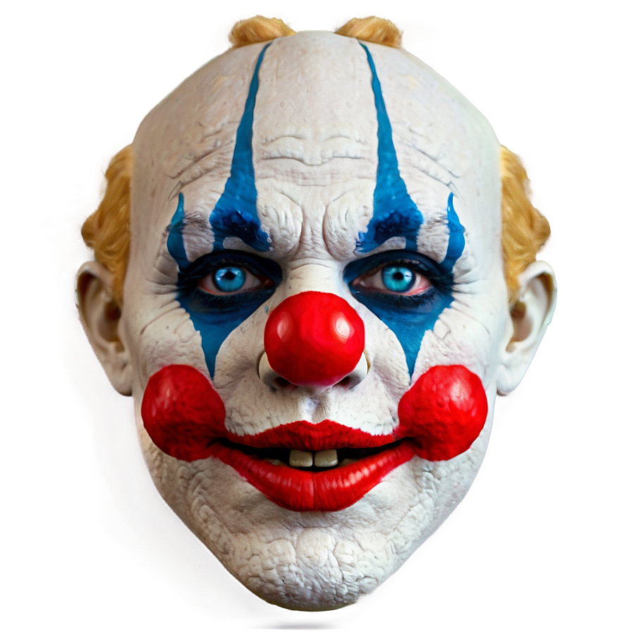 Creepy Clown Makeup Png 05232024 PNG