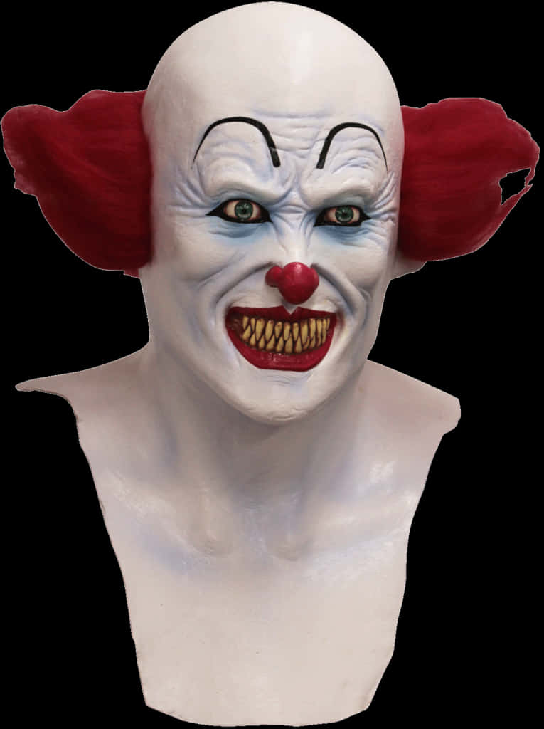 Creepy Clown Mask PNG