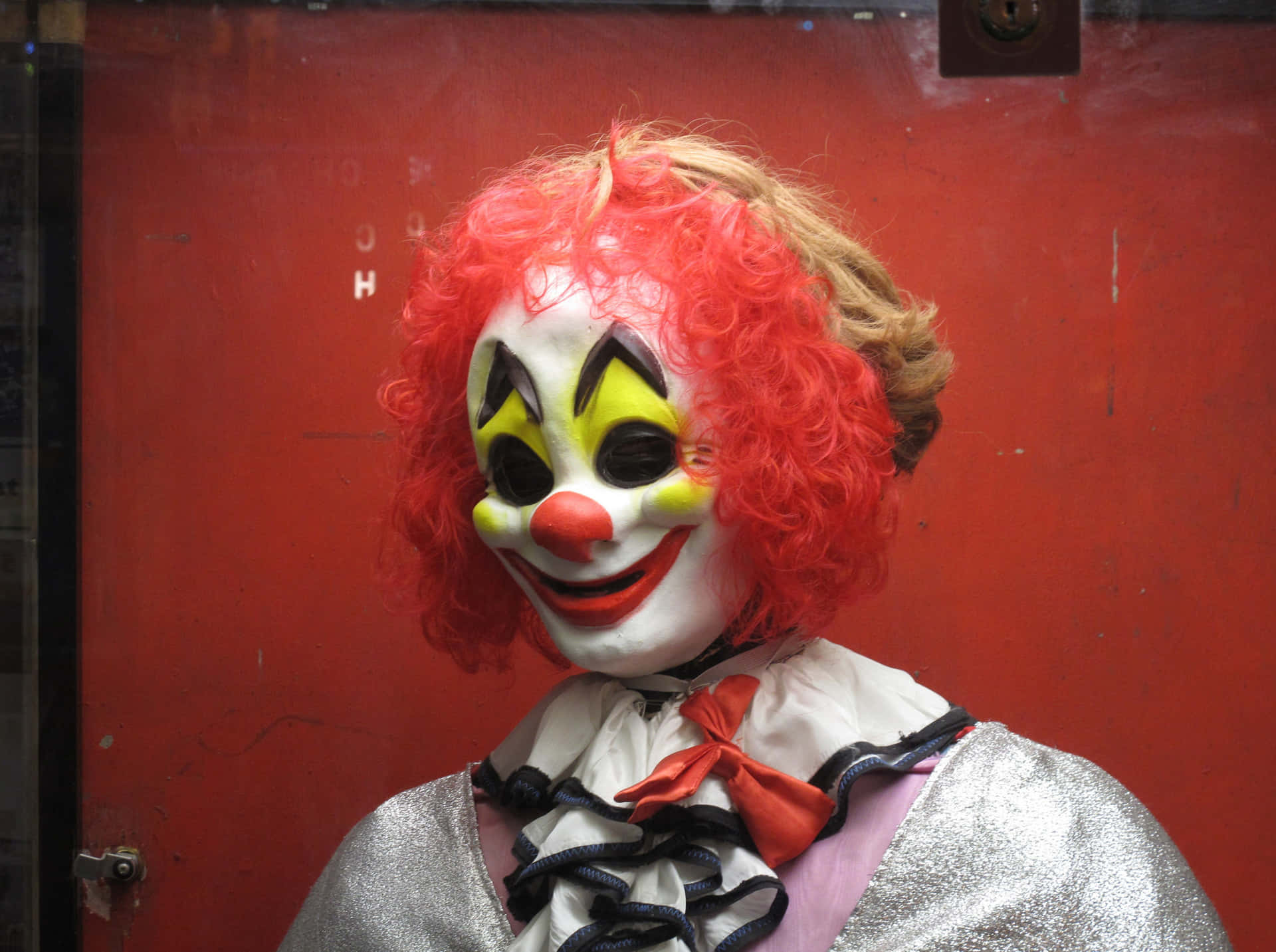 a clown mask