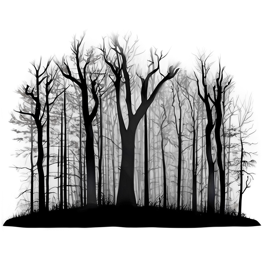 Creepy Dark Forest Png 28 PNG