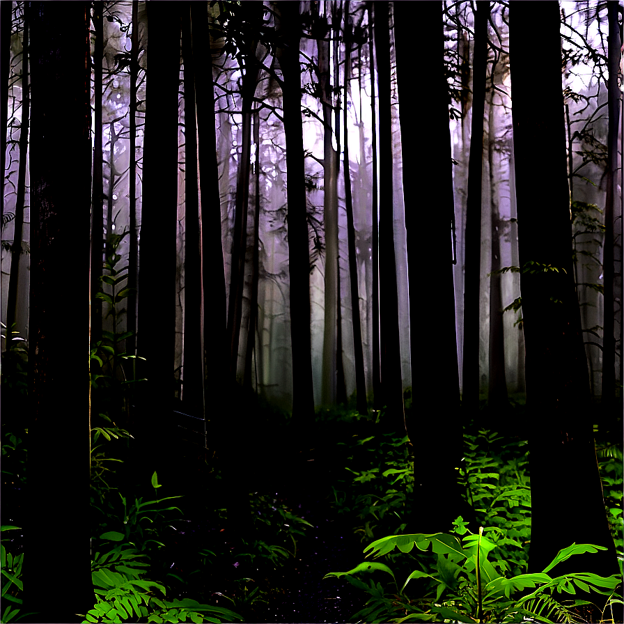 Download Creepy Dark Forest Png Xof | Wallpapers.com