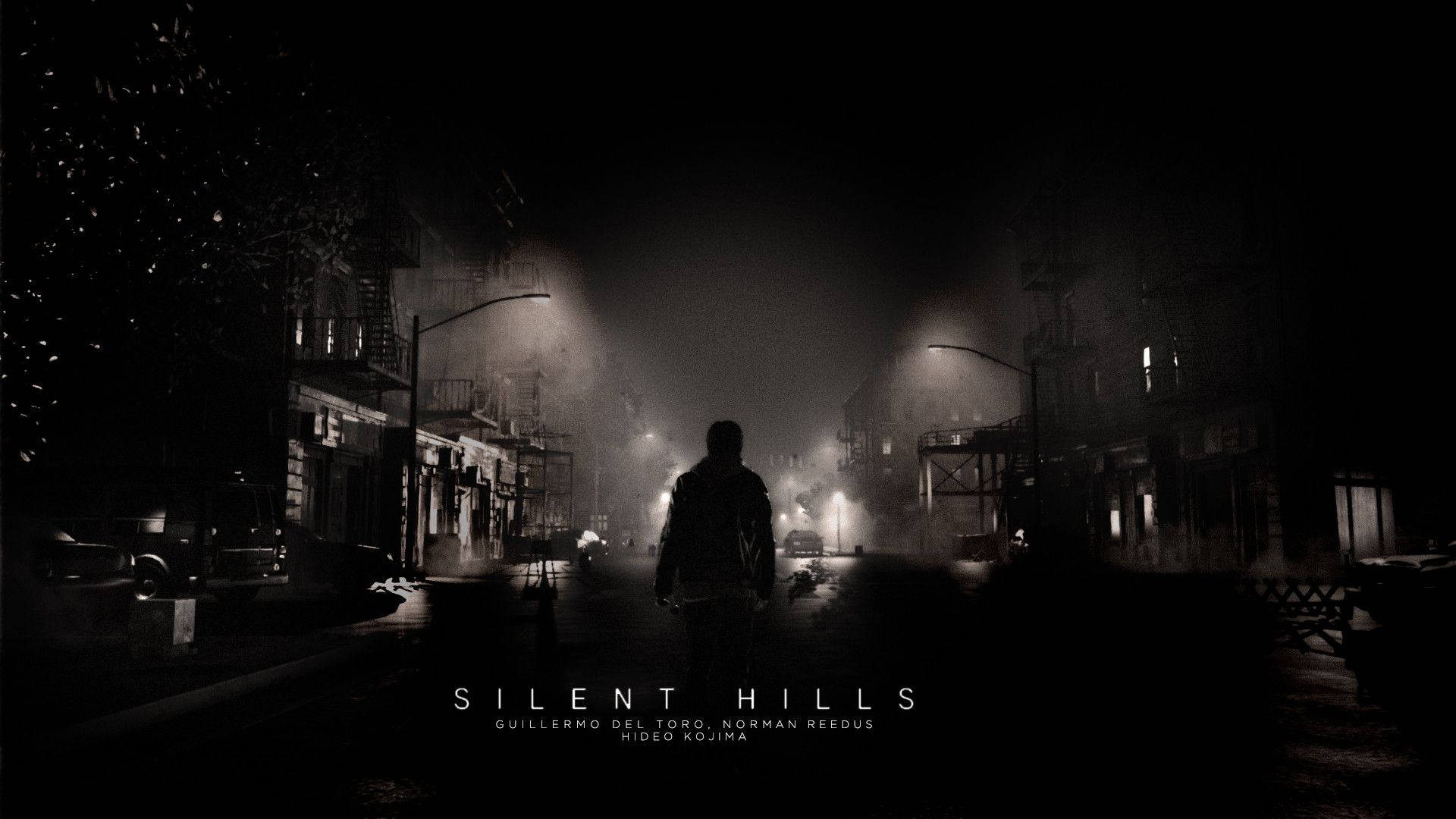 Creepy Dark Silent Hill Town