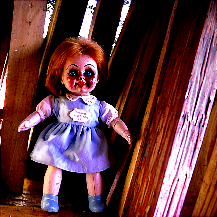 Creepy Doll In Attic Png Tiq81 PNG