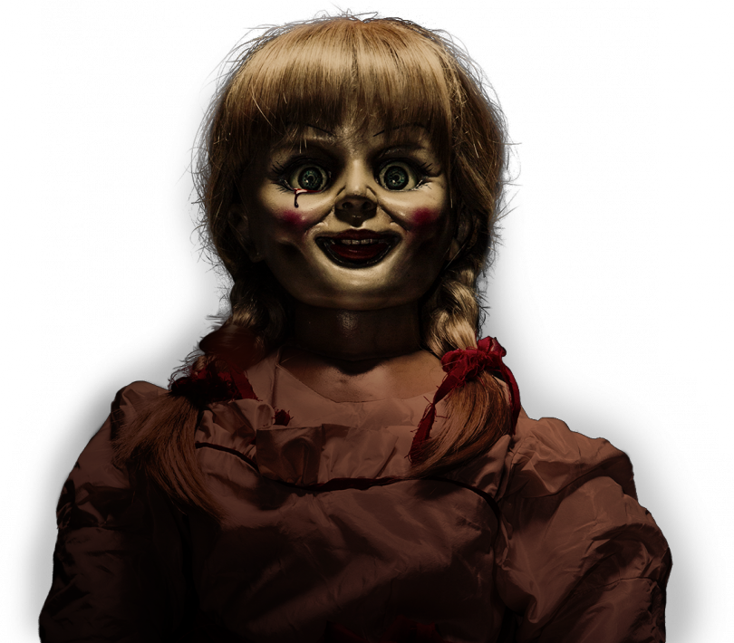 Creepy Doll Smile PNG