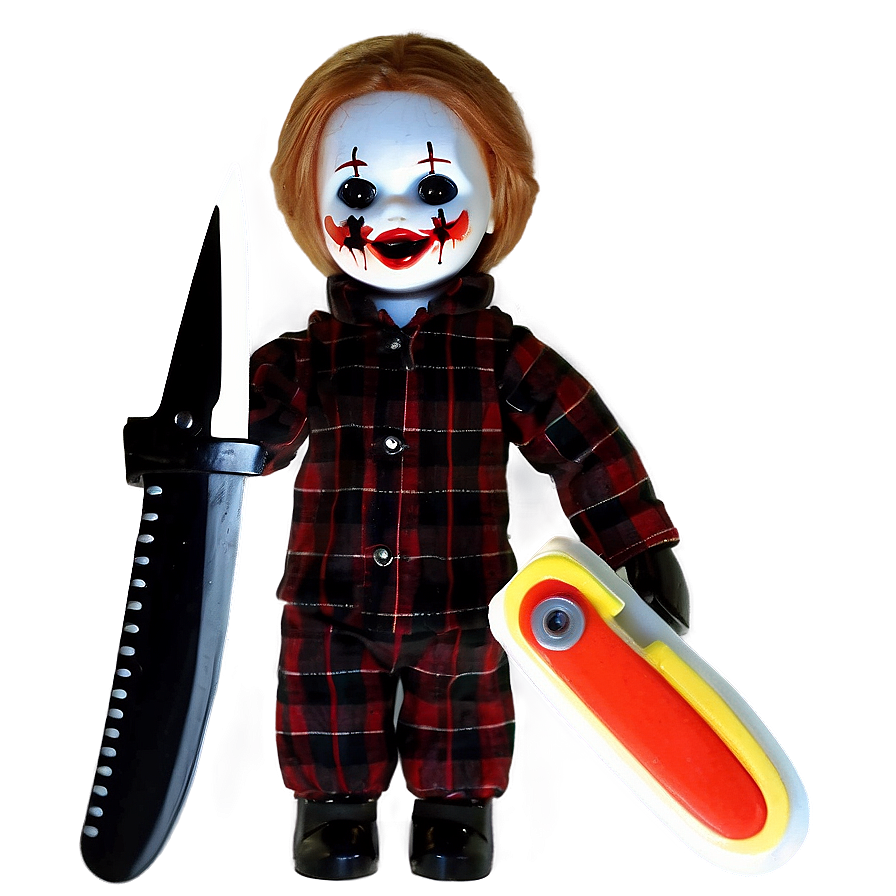 Creepy Doll With Knife Png 06252024 PNG