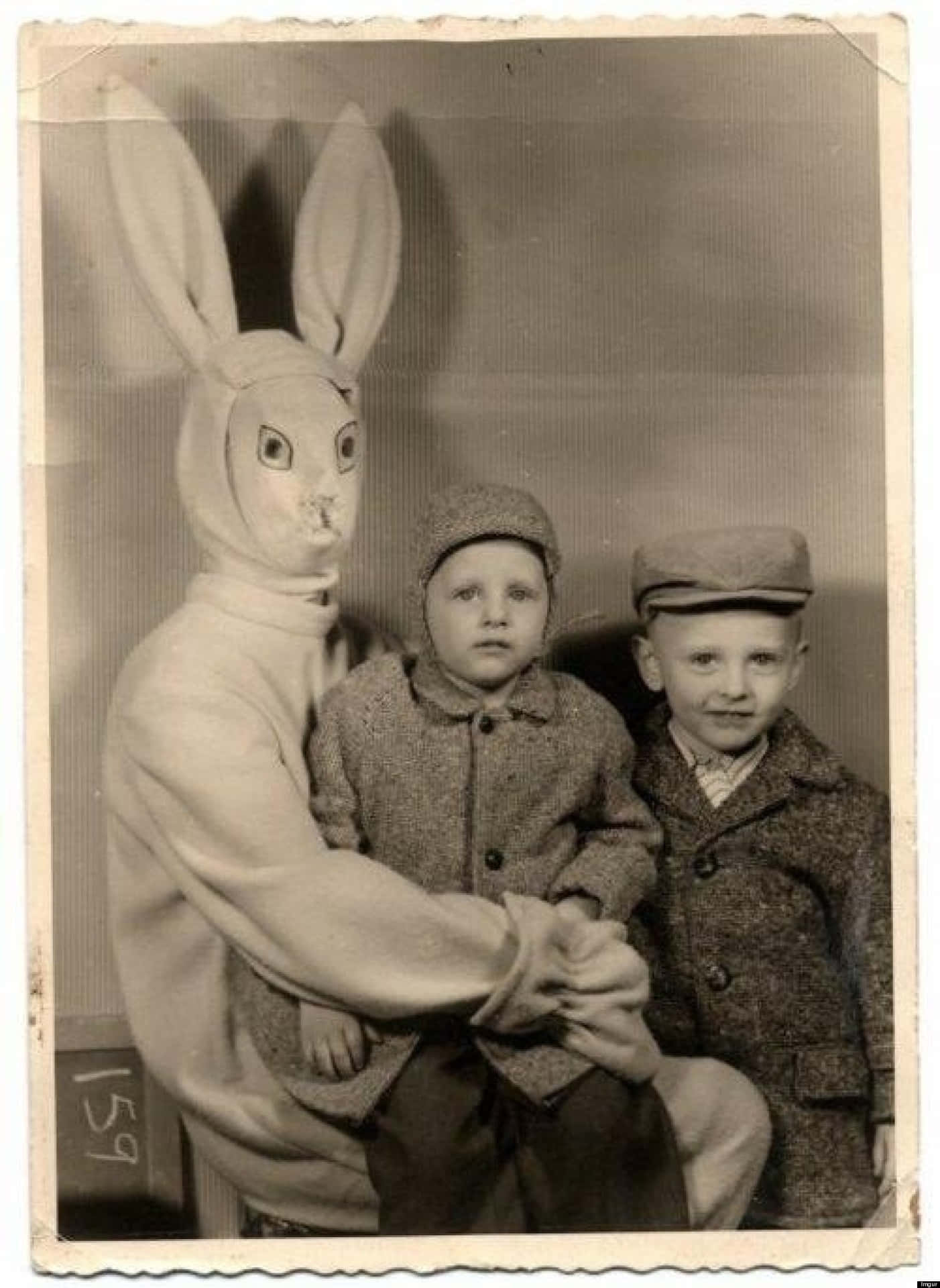 Don't be fooled by his cute face - the Creepy Easter Bunny has an agenda of his own.