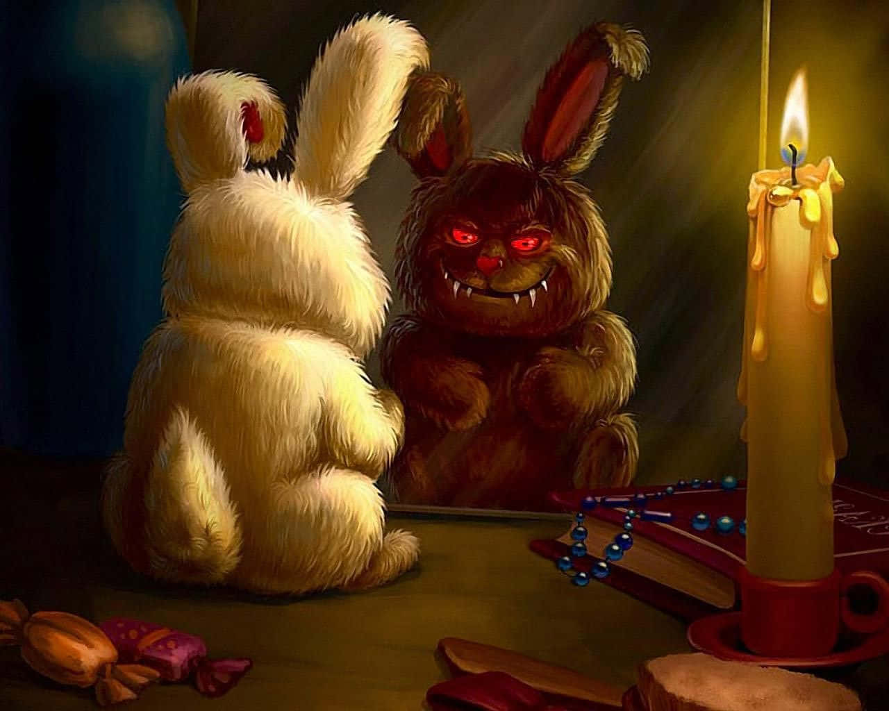 "Beware the Creepy Easter Bunny!"