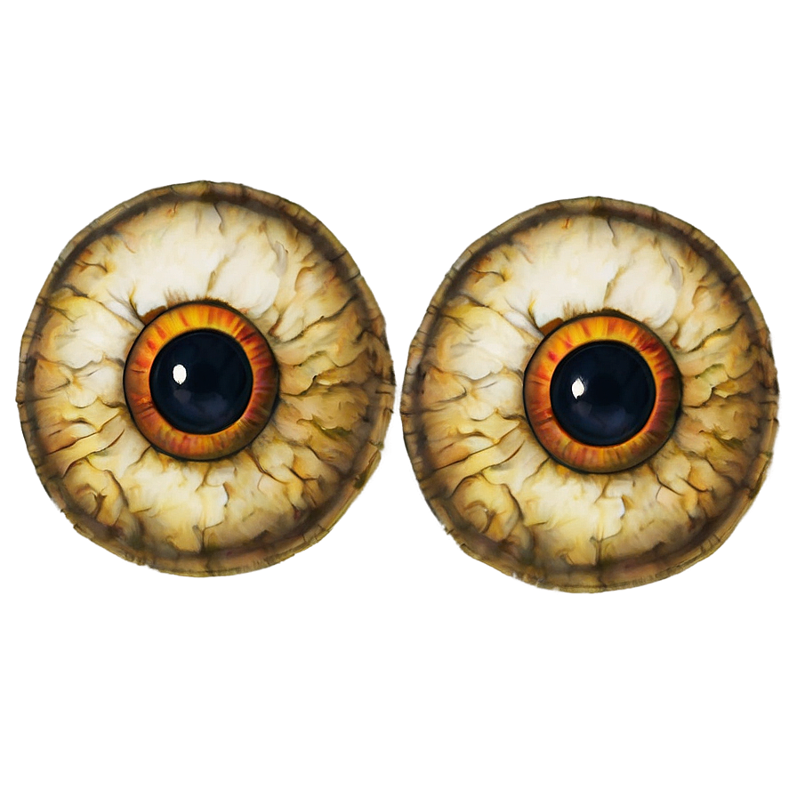 Download Creepy Eyes Illustration Png 05252024 | Wallpapers.com