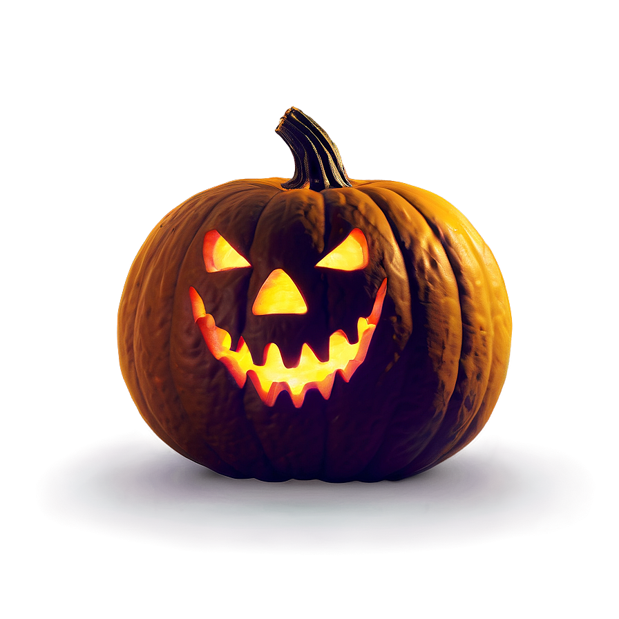 Download Creepy Grinning Jack-o'-lantern Png Wre | Wallpapers.com