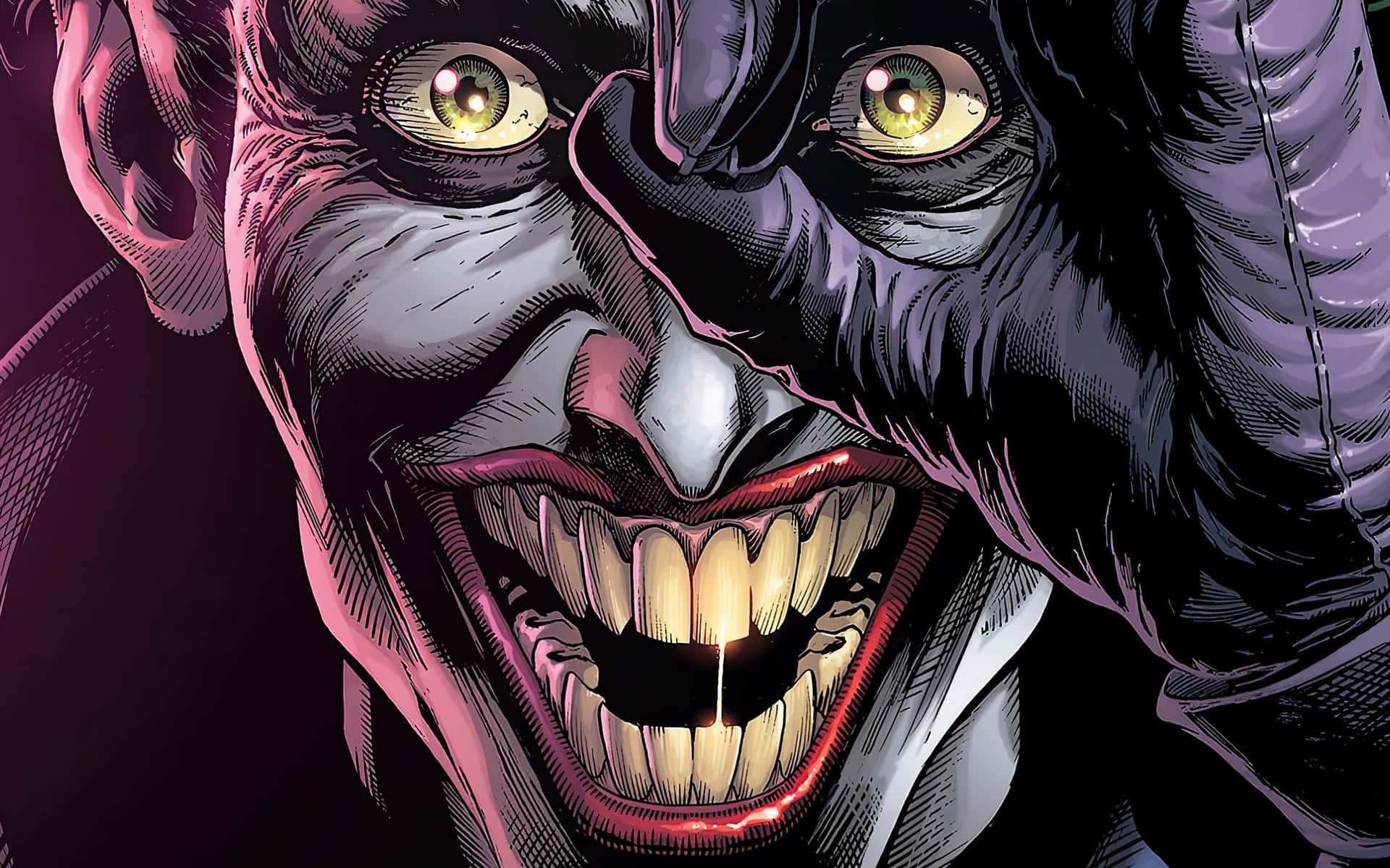 Creepy Intense Dangerous Joker Animation Wallpaper