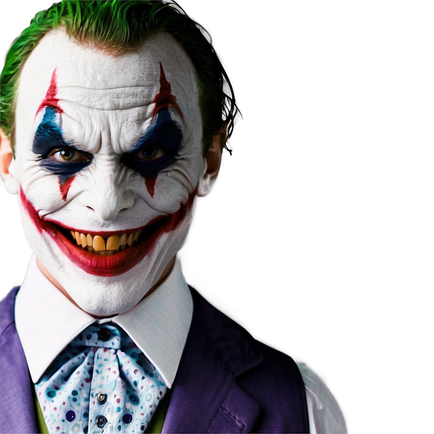 Creepy Joker Smile Png 05212024 PNG