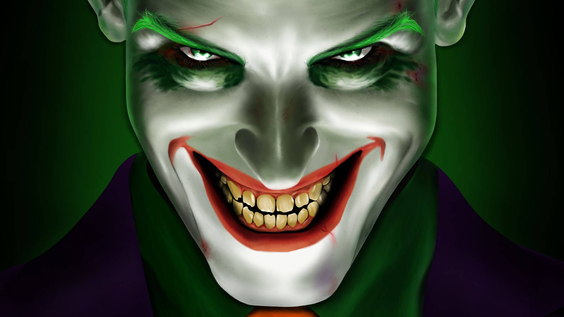 Creepy Joker Smile Wallpaper