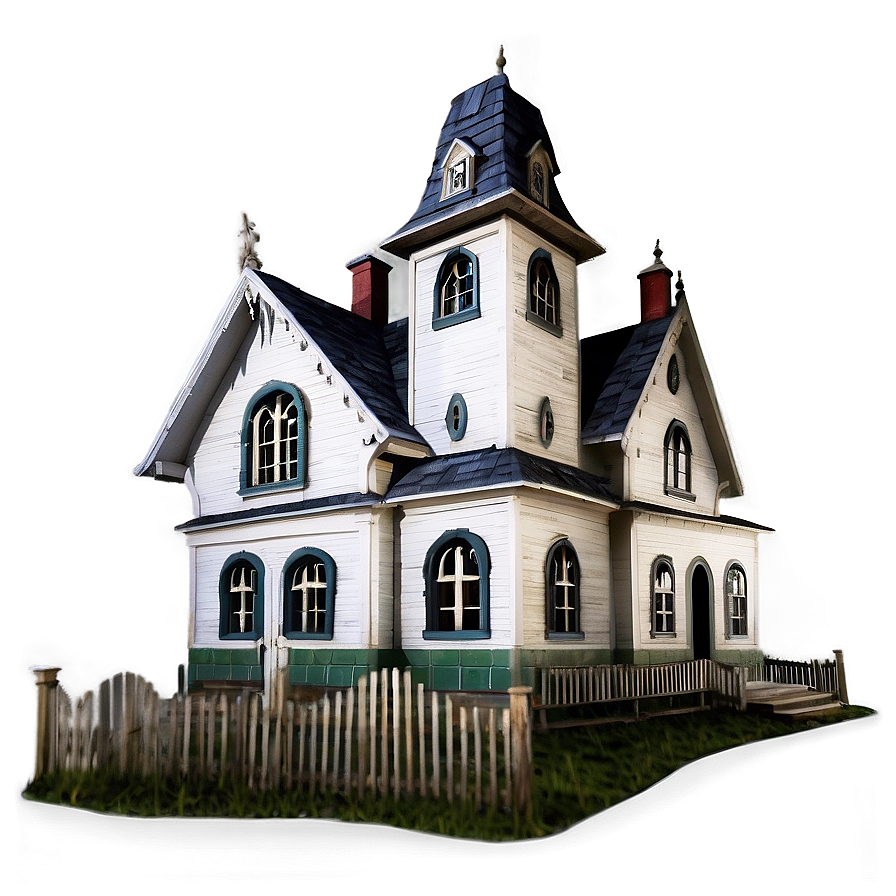 Creepy Old Haunted House Png 16 PNG