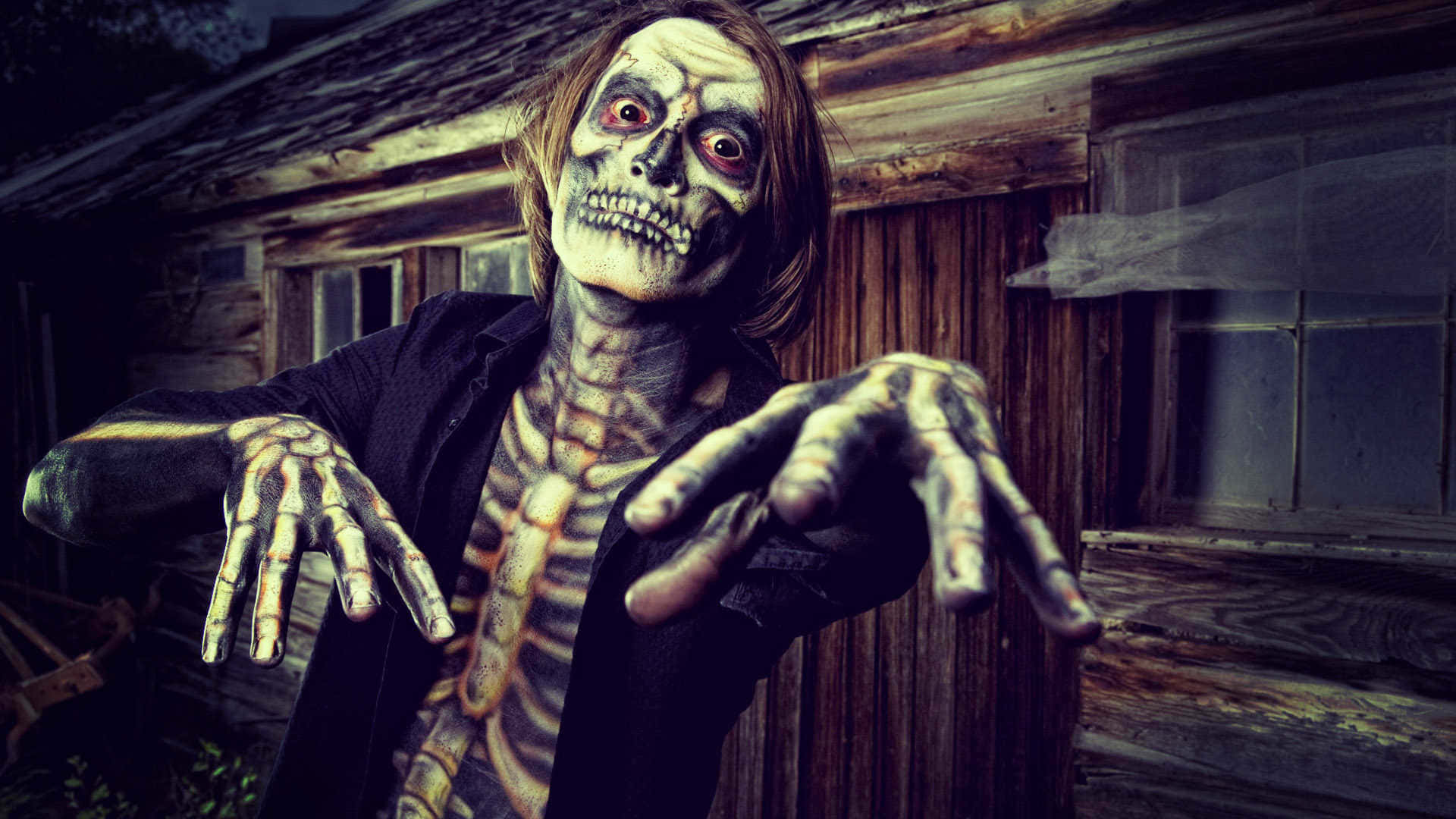 Creepy Skeleton Makeup Picture