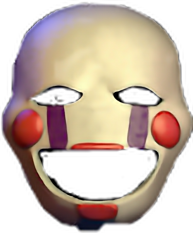 Creepy Puppet Face Graphic PNG