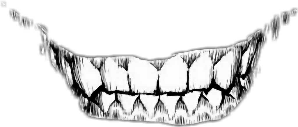 Creepy Smiling Mouth PNG