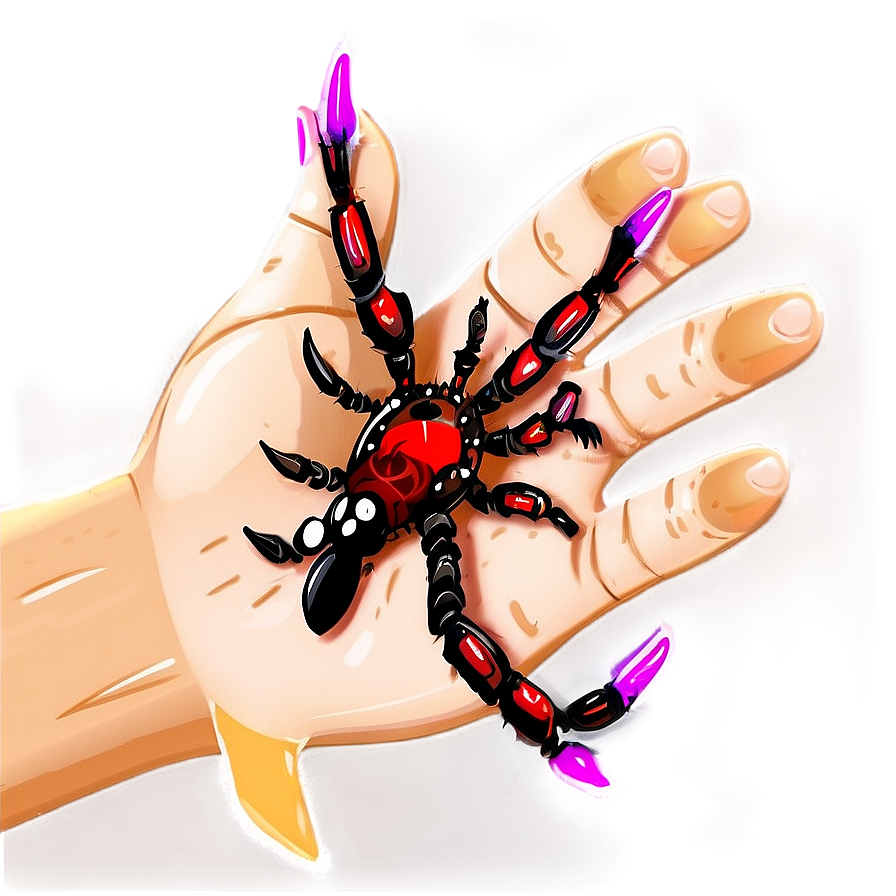 Creepy Spider Claws Png 06212024 PNG