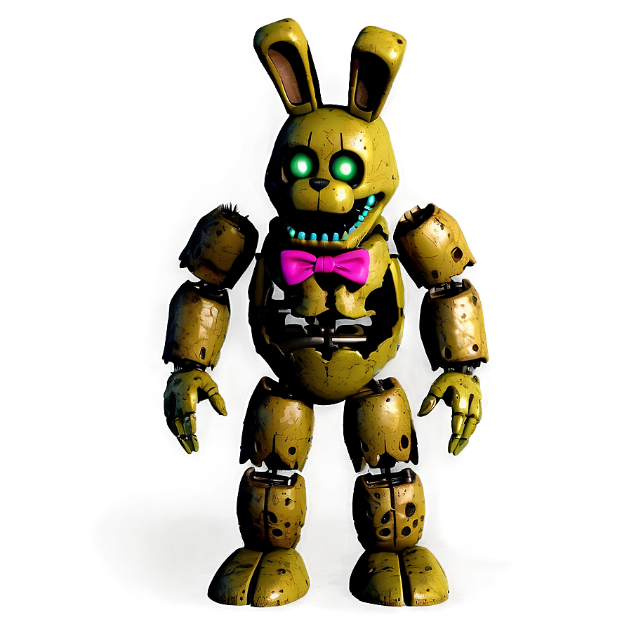 Creepy Springtrap Model Png Cid21 PNG