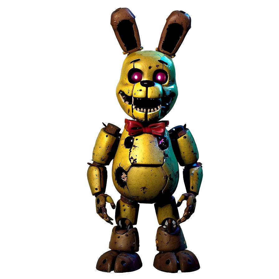 Creepy Springtrap Model Png Skx PNG