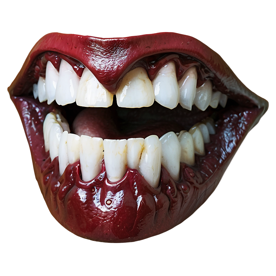 Download Creepy Vampire Fangs Png 2 | Wallpapers.com