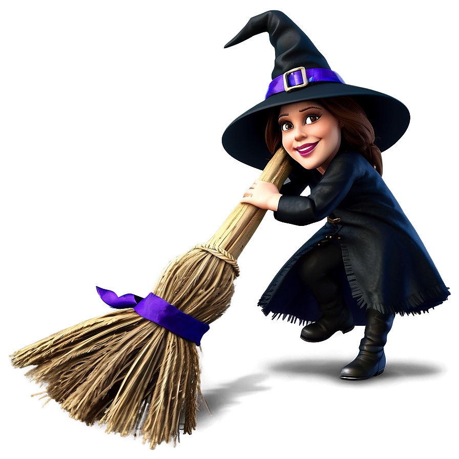 Download Creepy Witch Broom Png 06202024 | Wallpapers.com