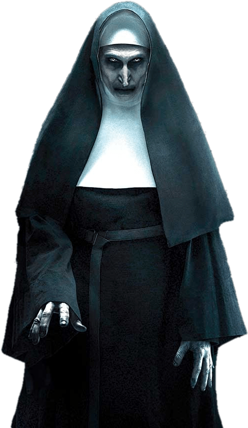 Creepy_ Nun_ Figure PNG