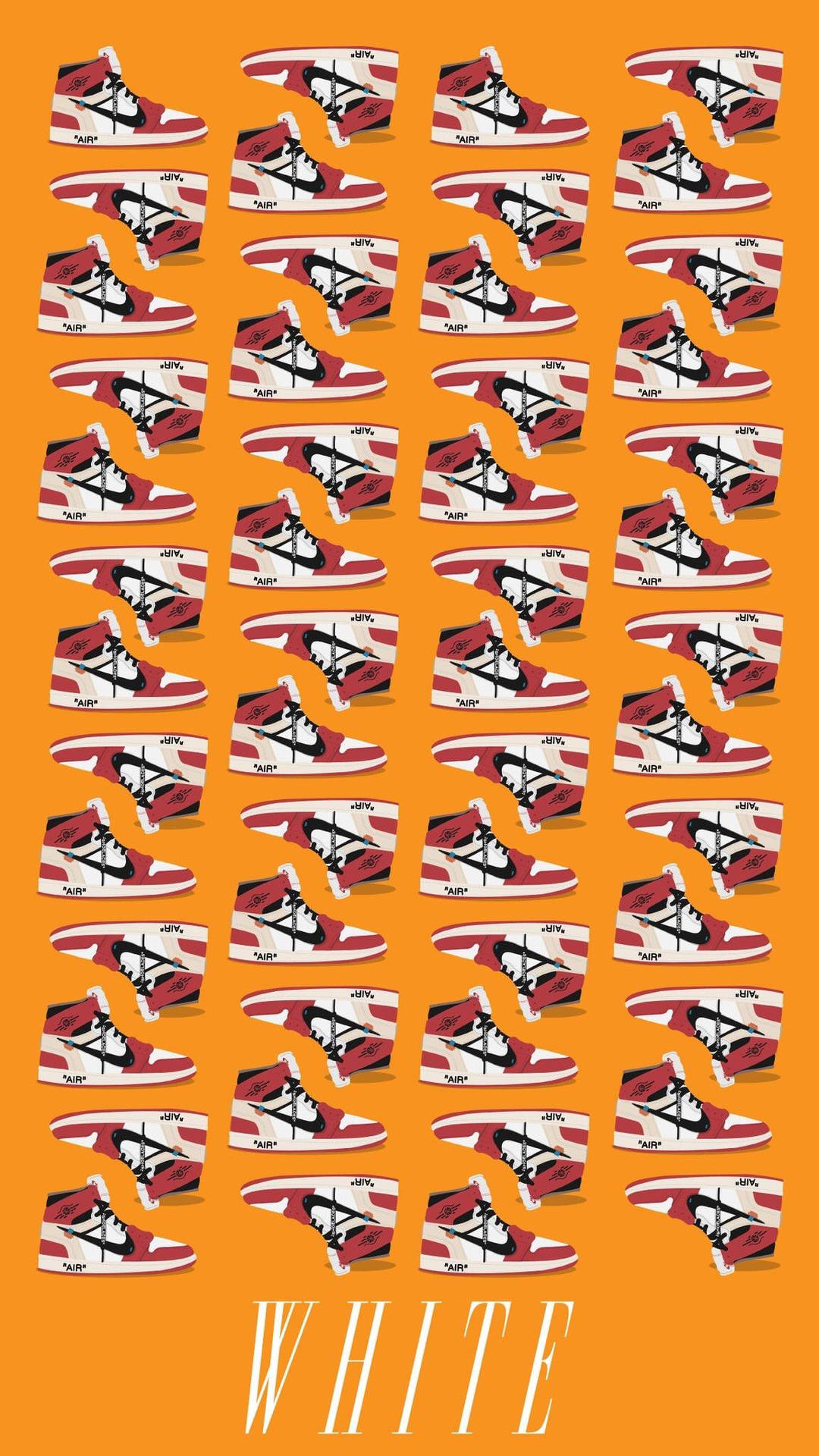 Cremefarbenes Nike Iphone Orange Wallpaper