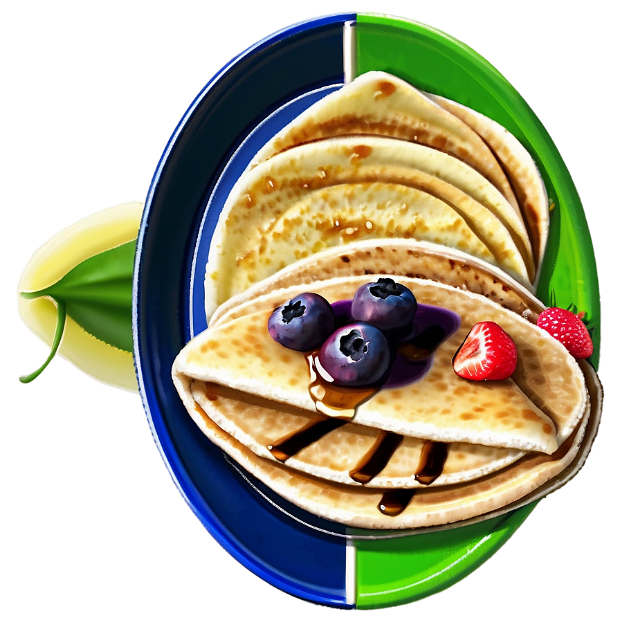Crepe Vs Pancake Comparison Png 05242024 PNG