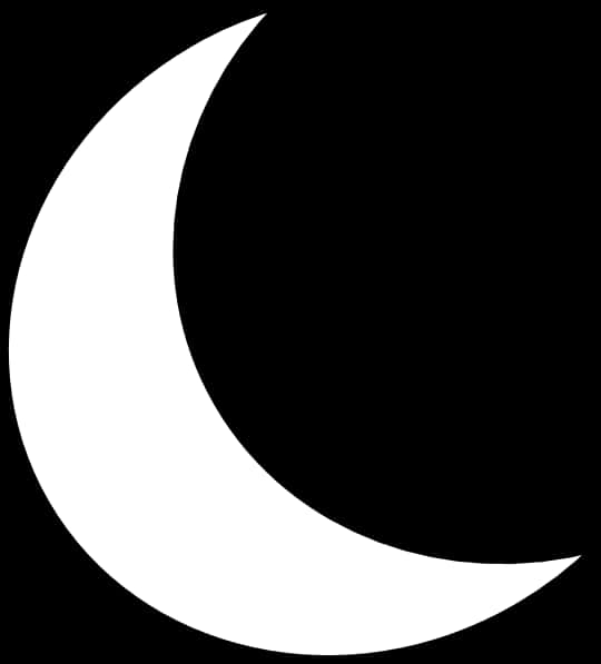 Crescent Moon Icon PNG